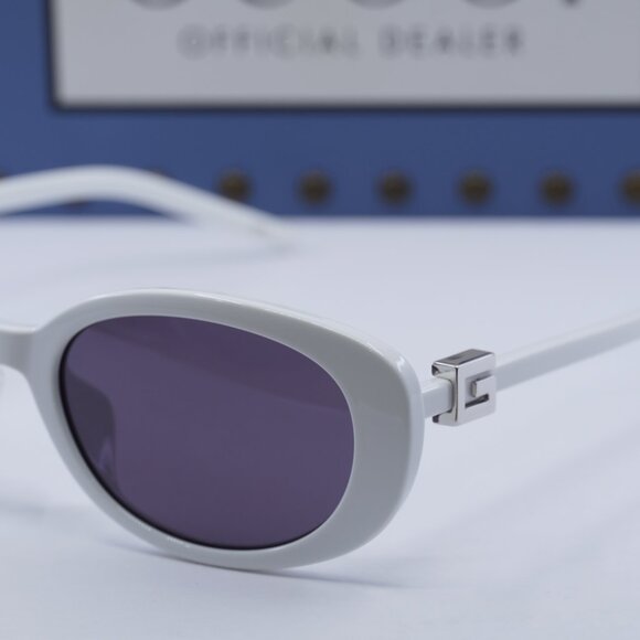 Gucci GG1684SA 006 Oval Sunglasses - White main image 7